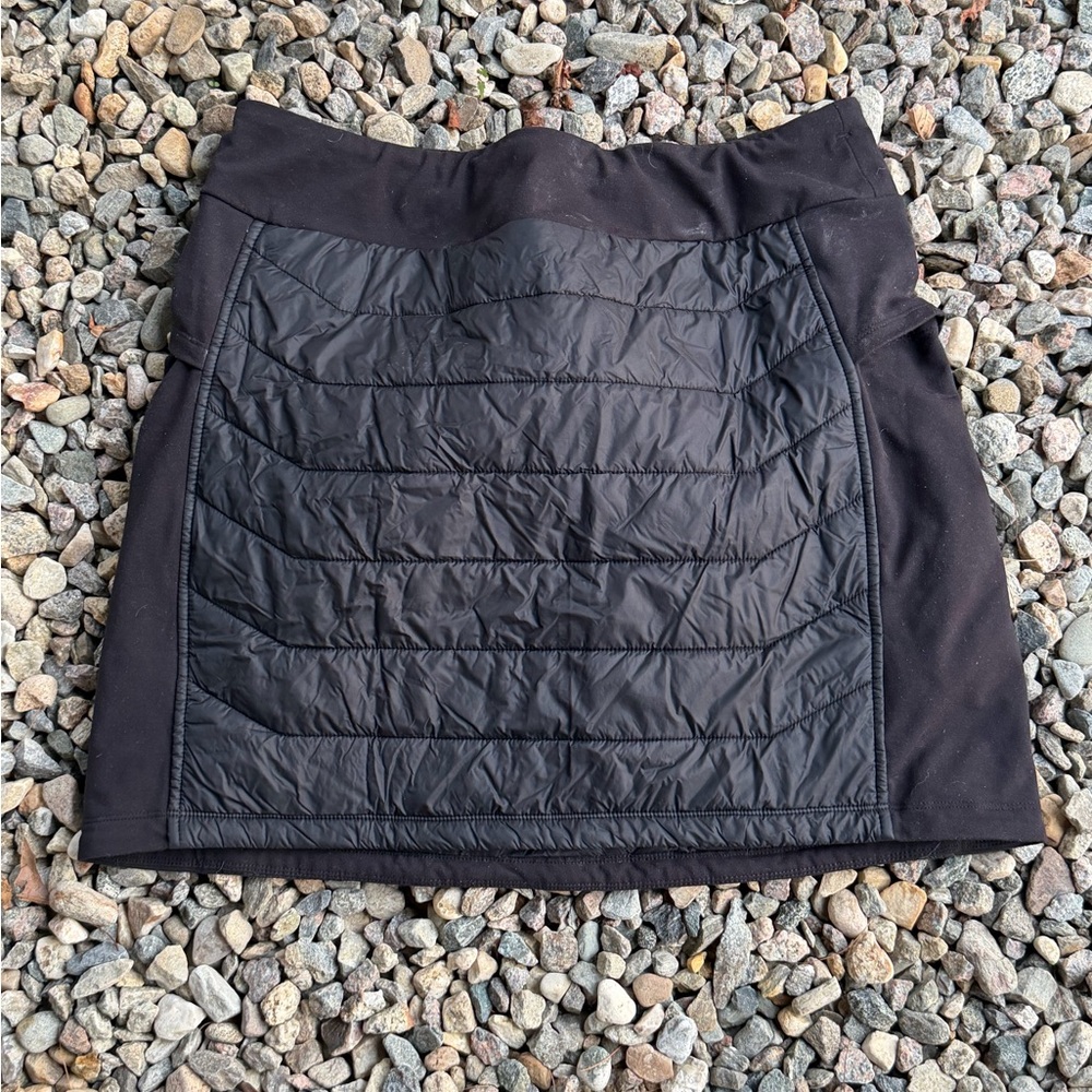 Baleaf Black Quilted Mini Skirt